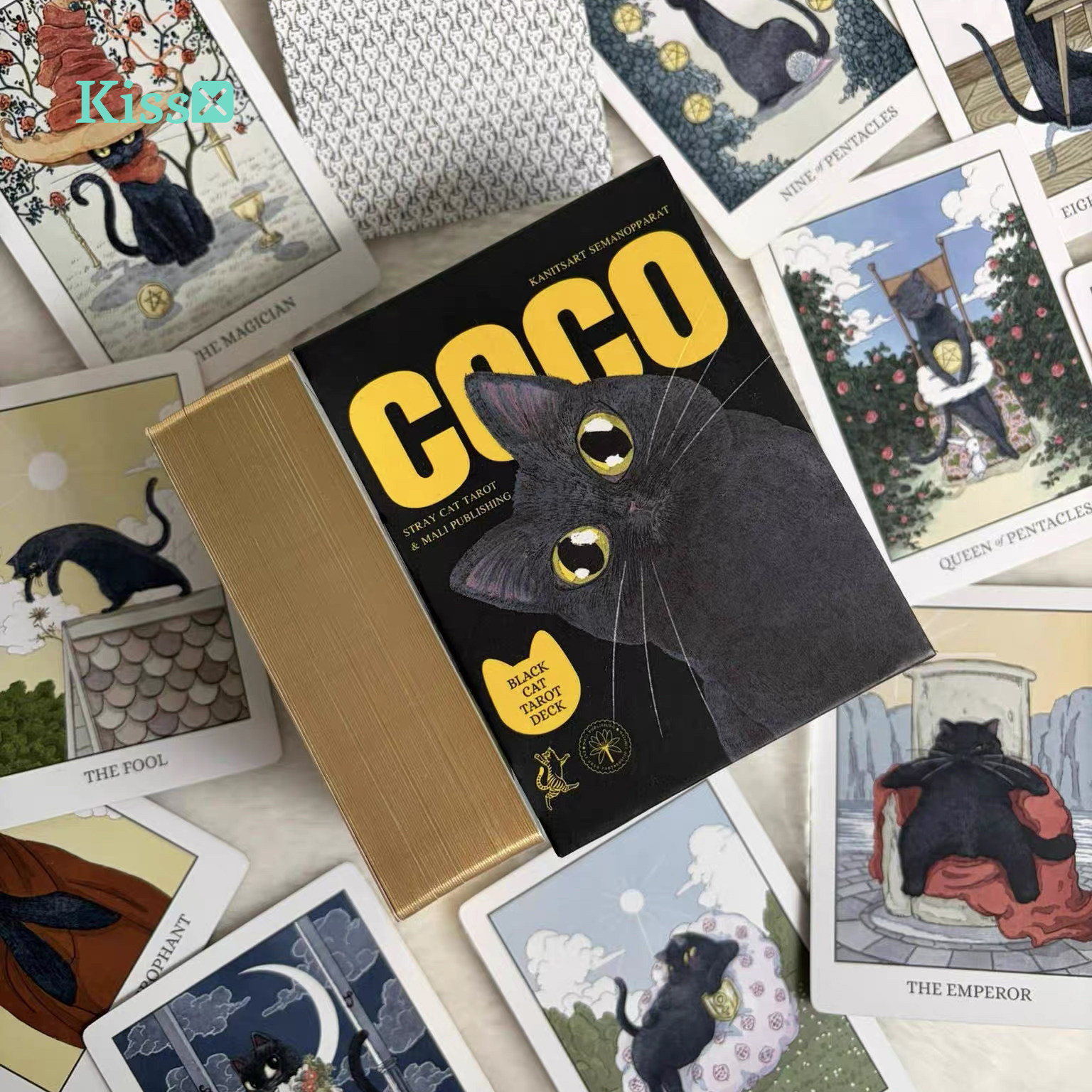 【现货】进口正版 可可黑猫塔罗牌 Coco Tarot