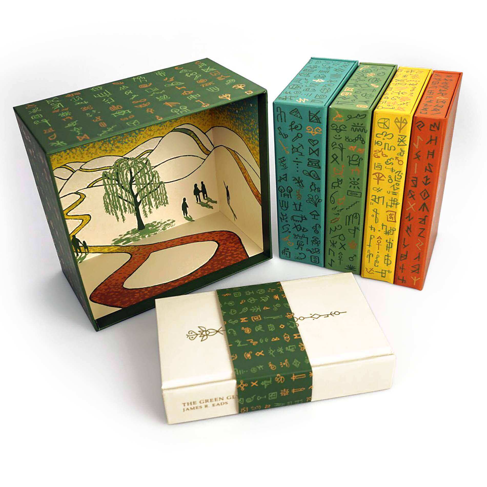 【现货正版】青色秘文雷诺曼塔罗牌Green Glyphs Lenormand Tarot