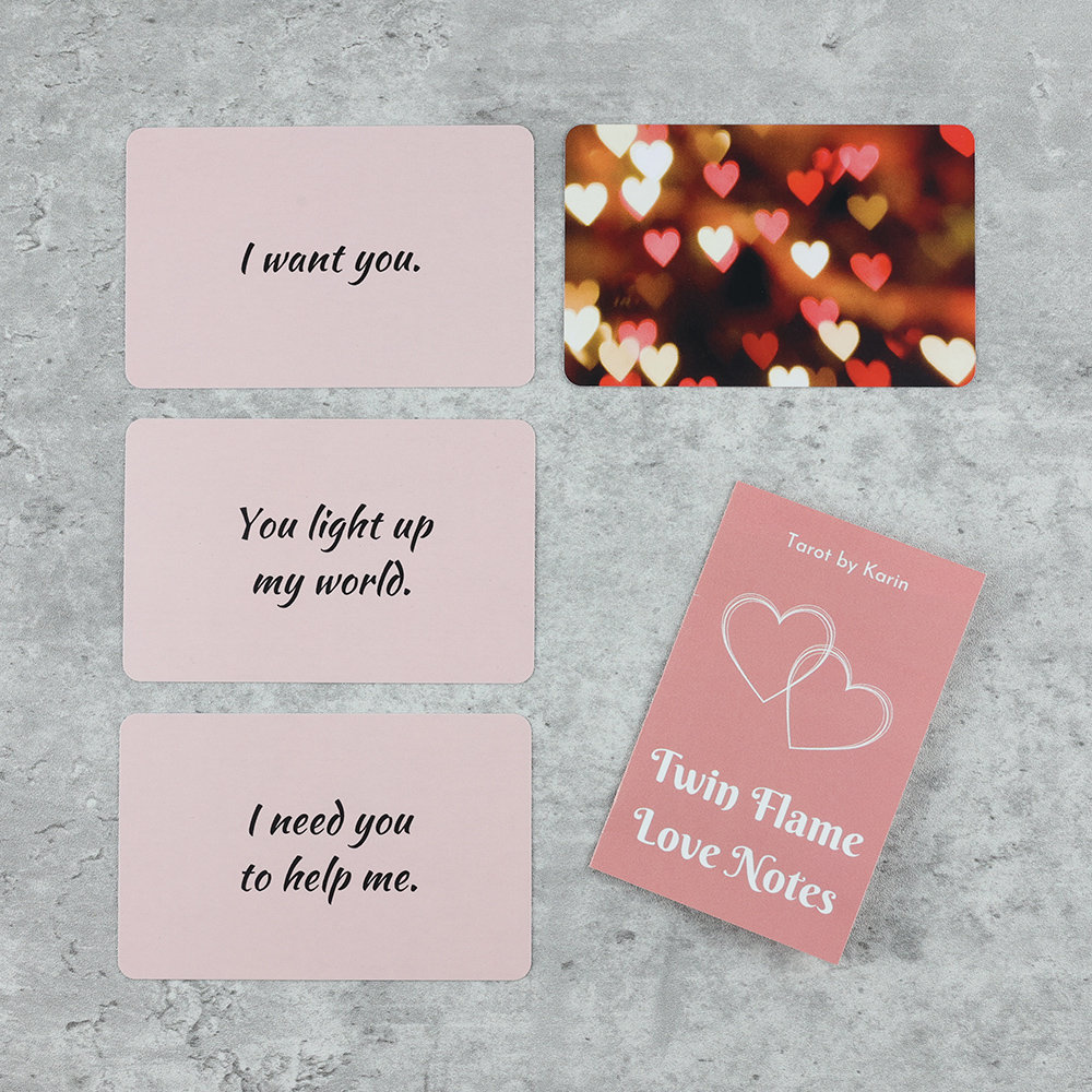 原装正版双生火焰浪漫笔记神谕卡