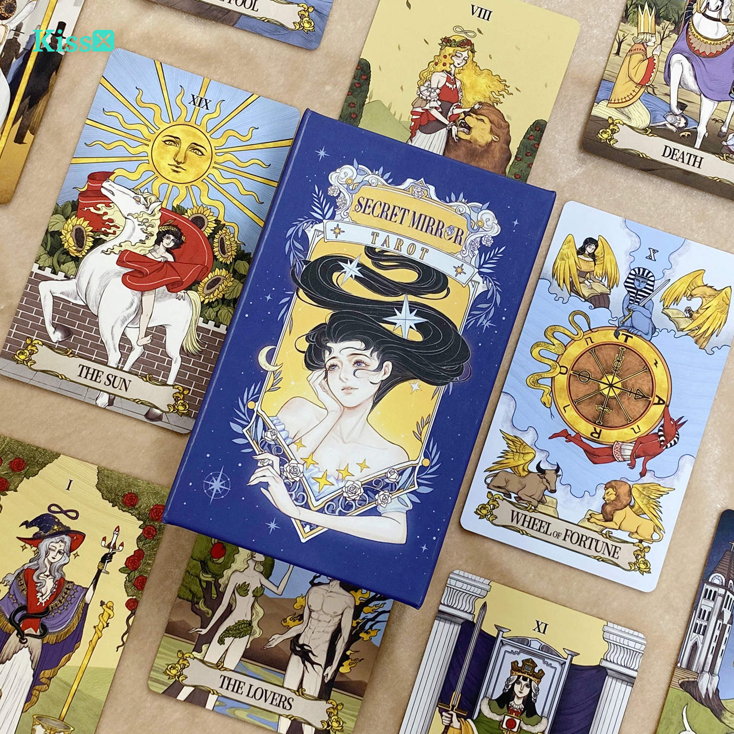 【现货】原创正版 秘境庄园塔罗牌 Secret Mirror Tarot 彩色版