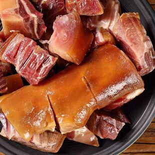 顺溪腊蹄礼盒2000g【回头客超多】4斤腊猪蹄烧好切好真空包装