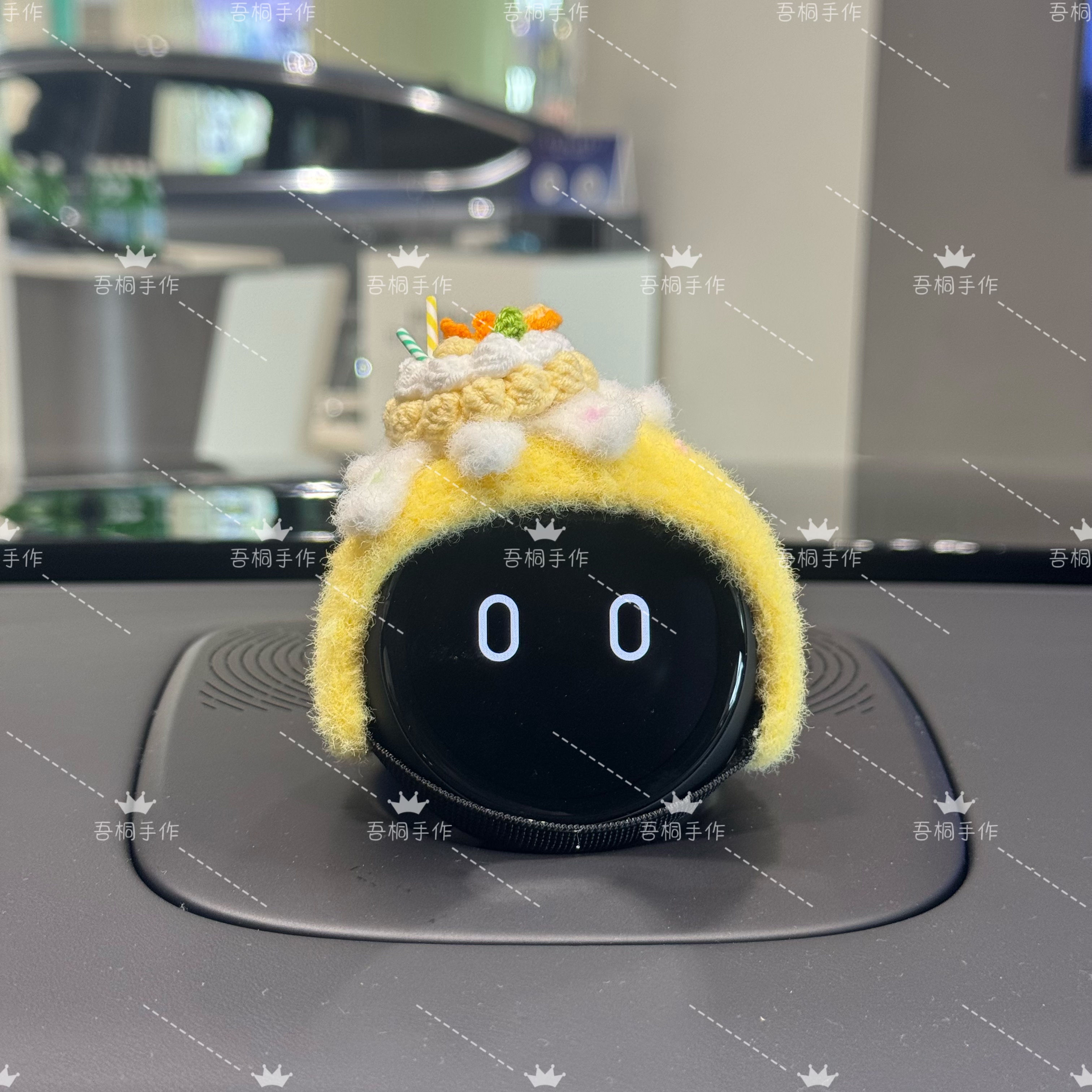 原创蔚来nomi蛋糕帽子可爱装饰