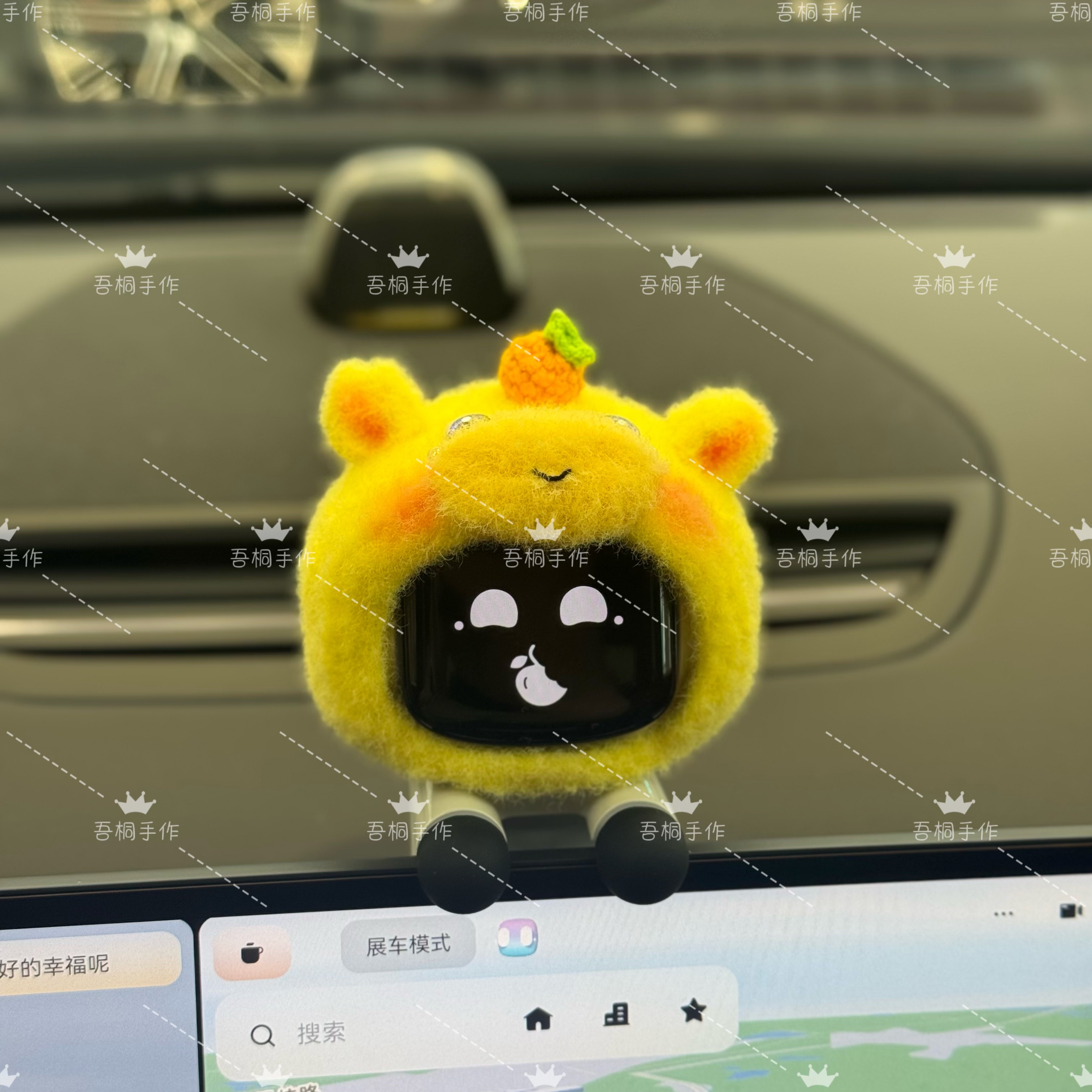 极氪eva实体机器人水豚噜噜帽子