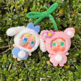 眼泪搪胶毛绒吊卡甜在一起娃衣衣服 泡泡玛特哭娃CRYBABY爱神