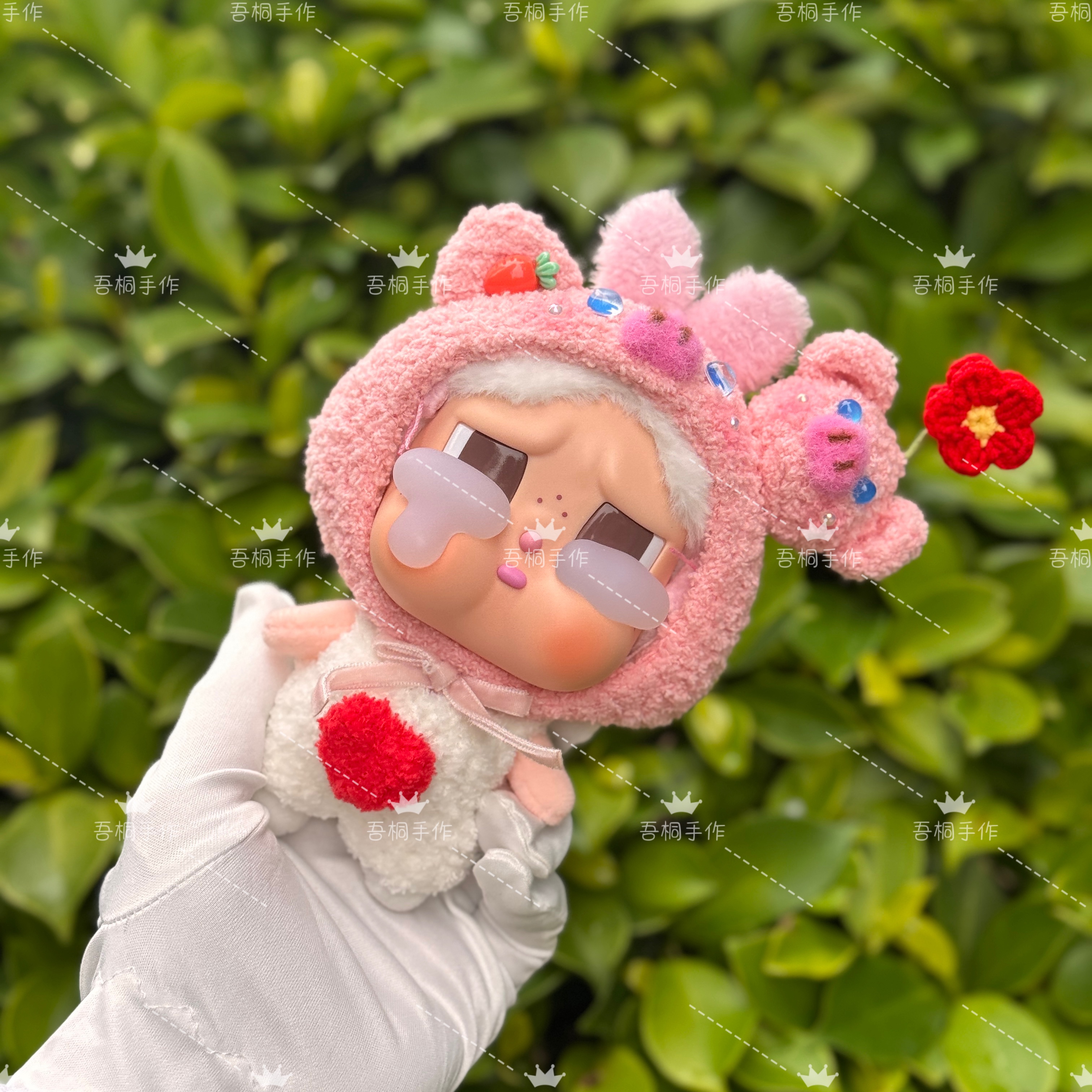 哭娃眼泪工厂系列搪胶盲盒潮流挂件diy娃衣