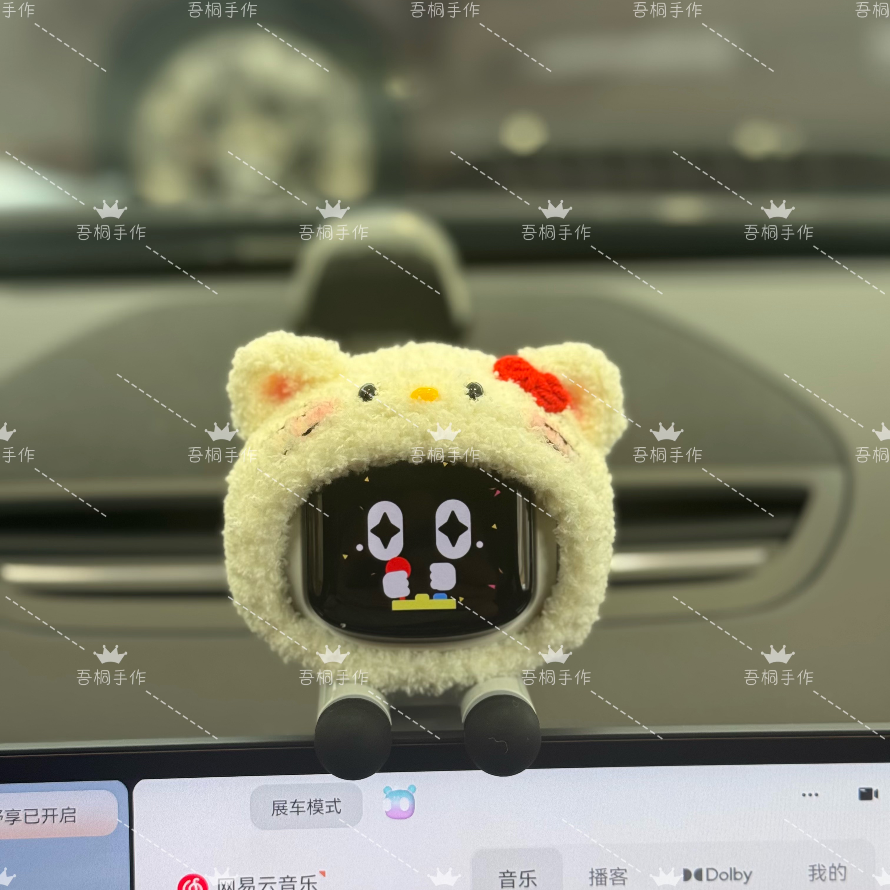 极氪eva机器人手工kitty猫帽子