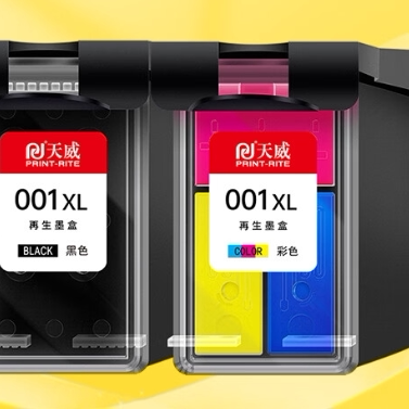 天威适用小米打印机墨水米家PMDYJ01HT墨仓喷墨复印一体机专用墨水盒黑色红色彩色照片4色家用可加墨非原装