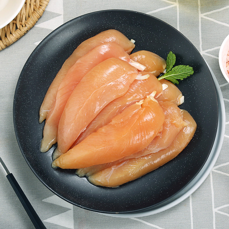 春雪鸡小胸2kg 冷冻生鲜健身鸡胸肉鸡里脊代餐鸡肉新鲜清真食品