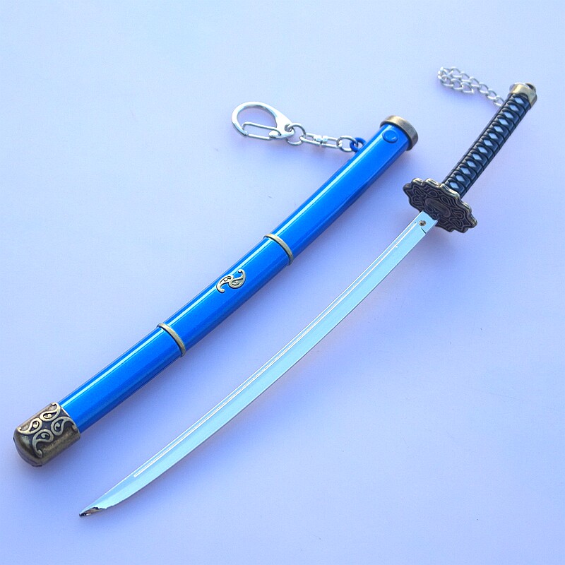 K 夜刀神狗朗刀狗哥 黑犬狗哥 蛇腹剑动漫道具武器钥匙扣未开刃