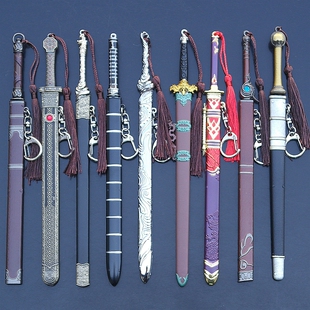 古代名剑乾隆神锋宝剑刀锋战士青冥剑越王勾践武器钥匙扣