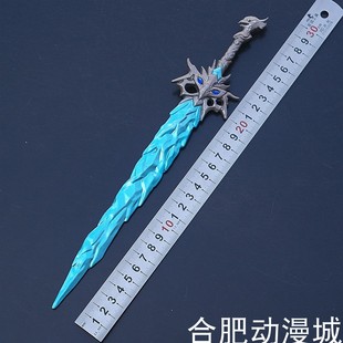 影视动漫游戏武器冰魄长剑绝世好剑七星宝刀合金兵器模型未开刃