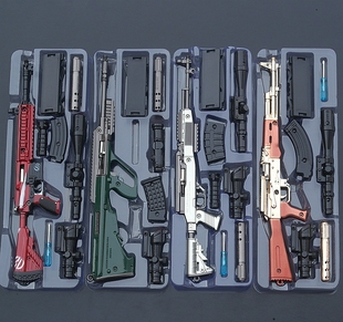 AKM 绝地大逃杀武器AWM 98K M416 SKS合金兵器模型 AUG