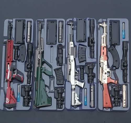 绝地大逃杀武器合金模型合金摆件