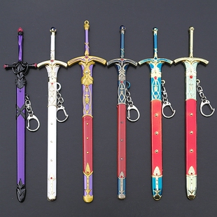 命运石中剑旧剑胜利之剑黑化圣剑贞德金木樨剑天之锁武器模型道具