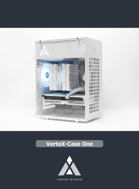 【VerteX】VC1 RTX4060 白色MATX主机 小型风冷发光机箱 顺丰到付