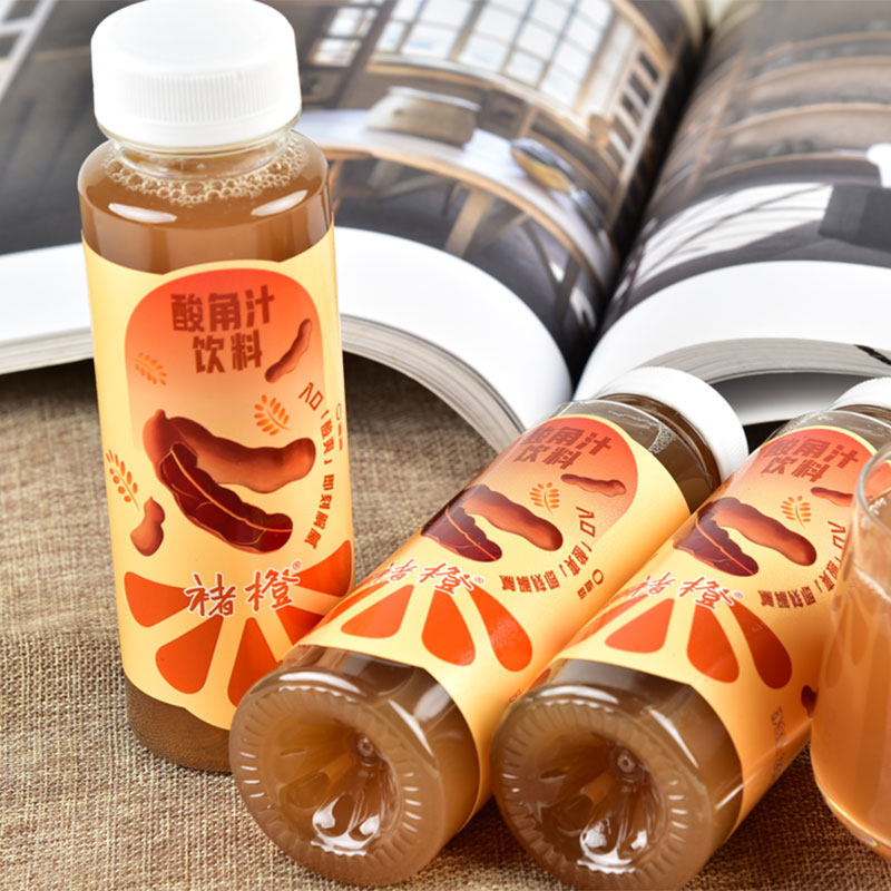 褚橙茉莉花味原味酸角汁味245ml*2瓶尝鲜装酸甜解腻果汁0防腐包邮