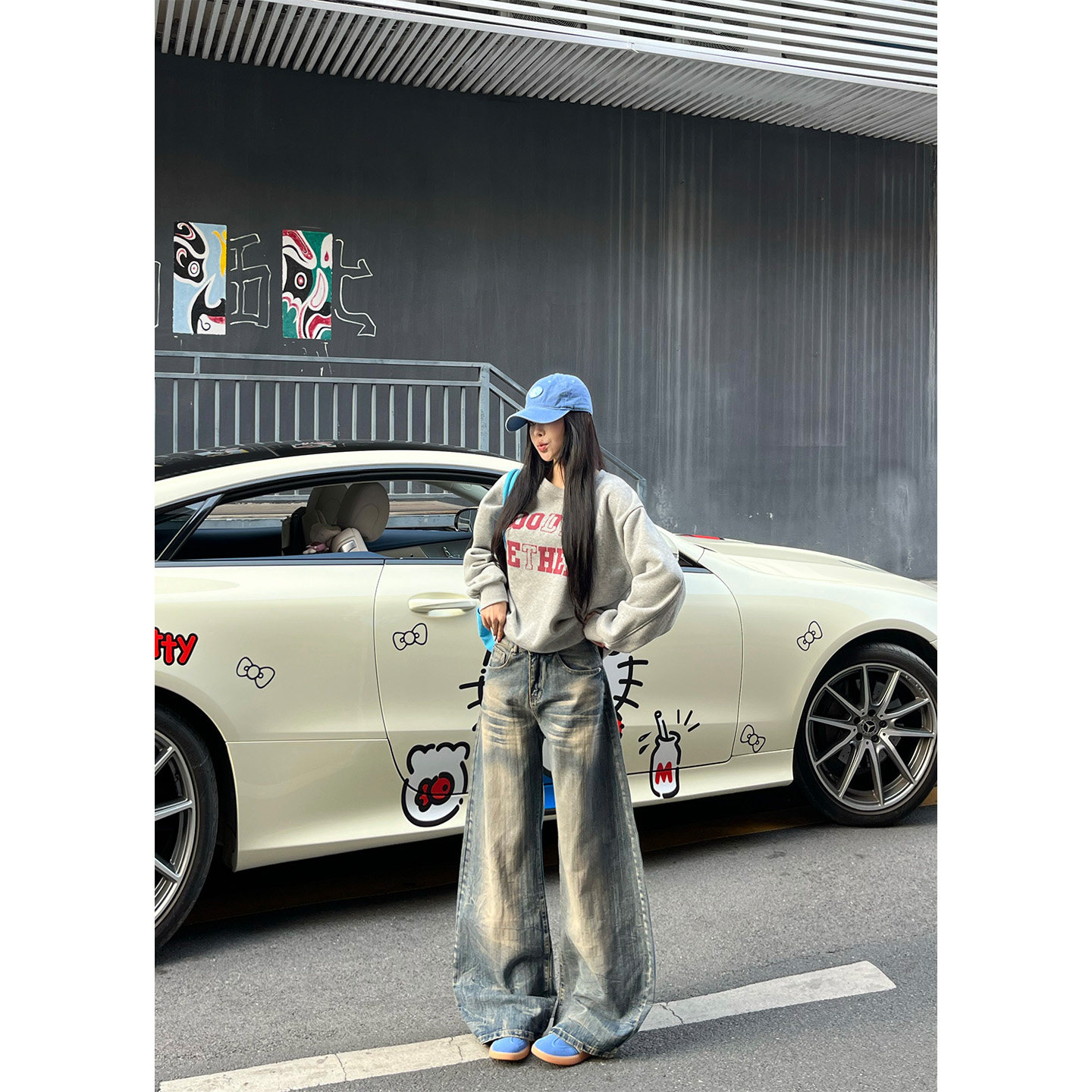 依琳家2026春季新款巨好看宽松直简阔腿小个子牛仔裤子女梨型身材,女装/女士精品,牛仔裤,淘宝优惠券,粉丝福利购,淘宝优惠卷