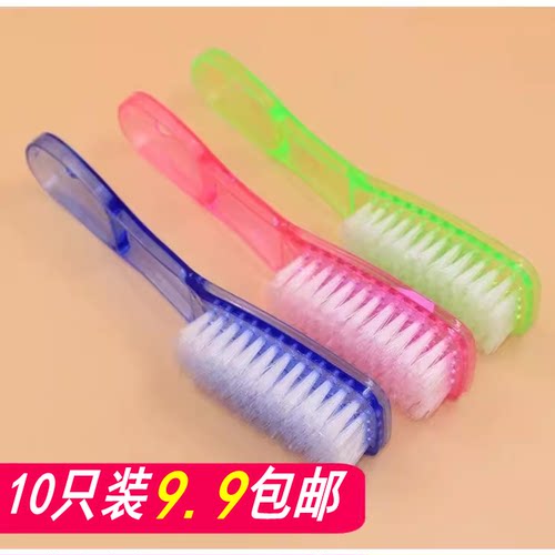 优质长柄硬毛洗衣刷创意透明居家