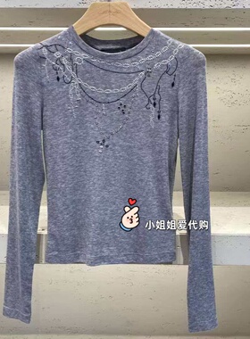 小姐姐Ed hardy潮牌专柜正品2025冬款女士T恤E1RDW325-1980