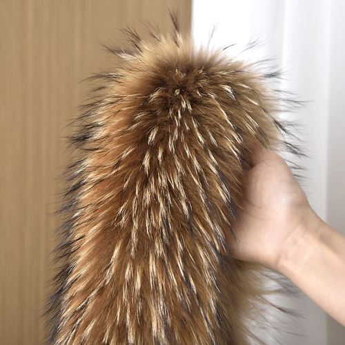 貉子毛领子真毛帽领通用