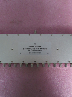 10-1000MHz 5W SMA 射频微波同轴 16路 一分八 功分器 频率可定做