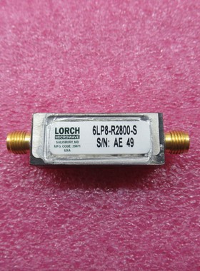 LORCH 6LP8-R2800-S DC-3GHz SMA 射频同轴低通滤波器DC-3000MHz