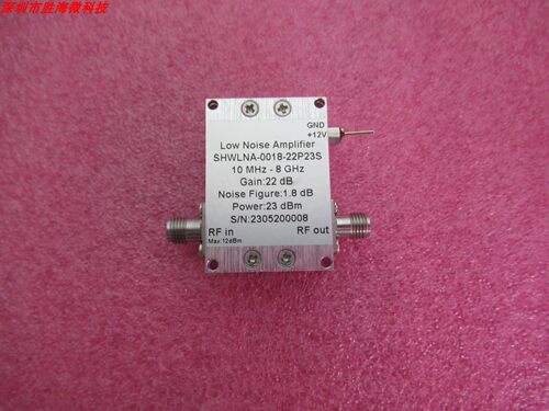 10MHz-8GHz22dB23dBm放大器