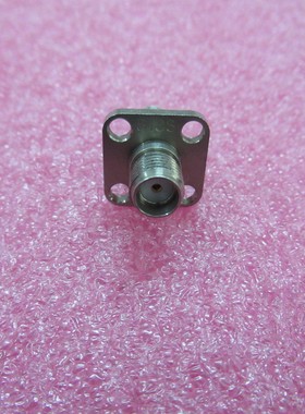 HRM进口 513S DC-18GHz 不锈钢 SMA母 四孔法兰盘 射频转接器