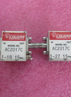 COUGRR AC2017C 10-2000MHz 8dB增益 5dBm SMA 射频前置放大器