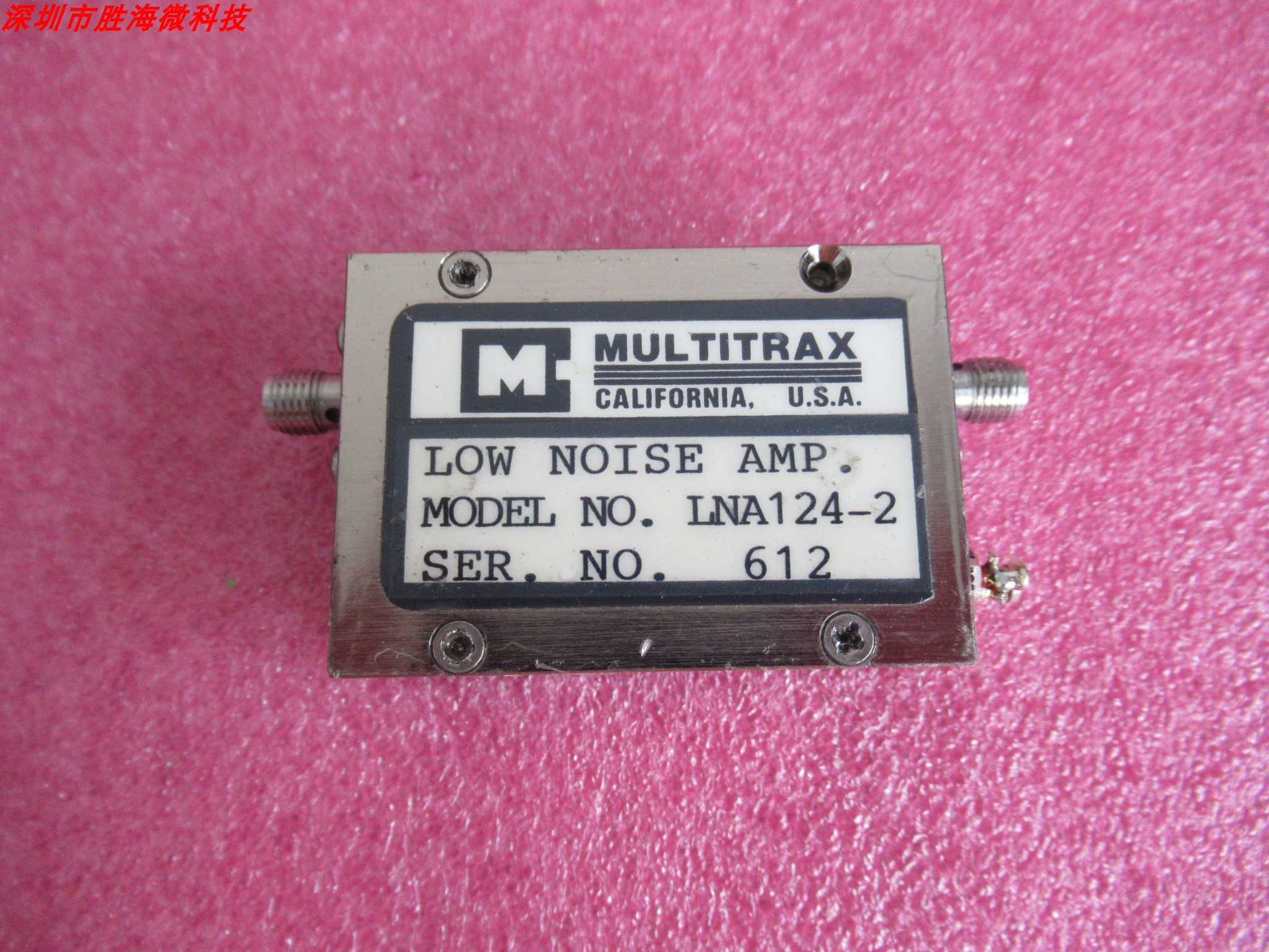 进口 LNA124-2 1.8-5GHz 30dB增益 12dBm SMA 射频低噪声放大器 电子元器件市场 手机信号放大器 原图主图