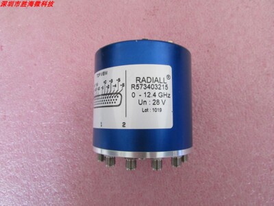 RADIALL R573403215 SP12T DC-12.4GHz 28V SMA 射频 同轴开关