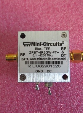 MINI进口 ZFBT-4R2GW-FT+ 0.1-4200MHz 30V 500mA 射频T型偏置器