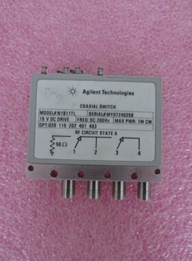 Agilent N1811TL DC-20GHz 15V SMA SPDT 带负载 射波同轴开关