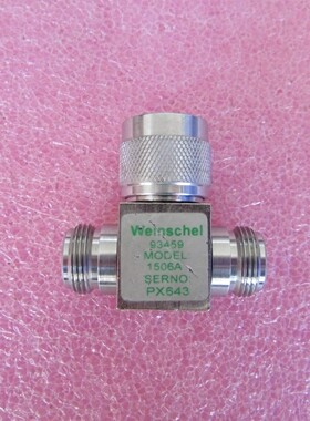 Weinschel 1506A DC-18GHz N头1W 射频微波 一分二 功率功分器