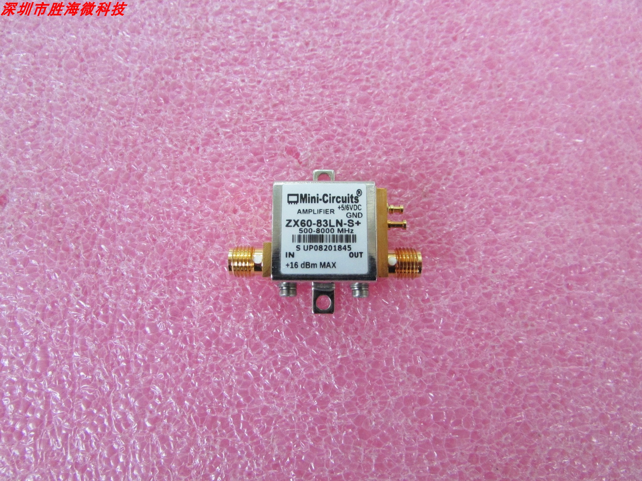 Mini ZX60-83LN-S+ 0.5-8GHz 22dB SMA射频微波低噪声放大器