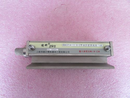 SHX3714-11-6-C DC-6GHz 11dB 1dB步进 1W SMA RF 手调衰减器