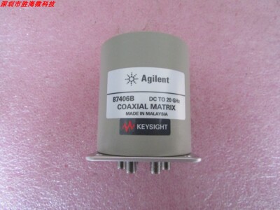 全新 Agilent 87406B DC-20GHz SMA 射频微波 同轴矩阵开关