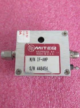 MITEQ IF-AMP 10-350MHz 10dB增益 5dBm SMA 射频低噪声放大器