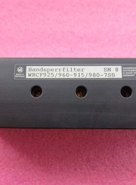 WI进口 919-967MHz SMA接头 射频同轴可调带阻滤波器 微调陷波器