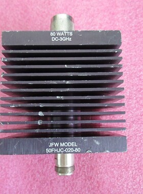 JFW 50FHJC-020-80 DC-4GHz 20dB N公-N母 80W 射频固定衰减器