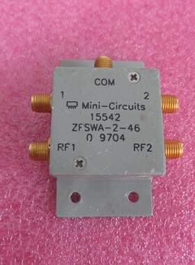MINI进口 ZFSWA-2-46 DC-4.6GHz SPDT SMA头 射频微波同轴开关