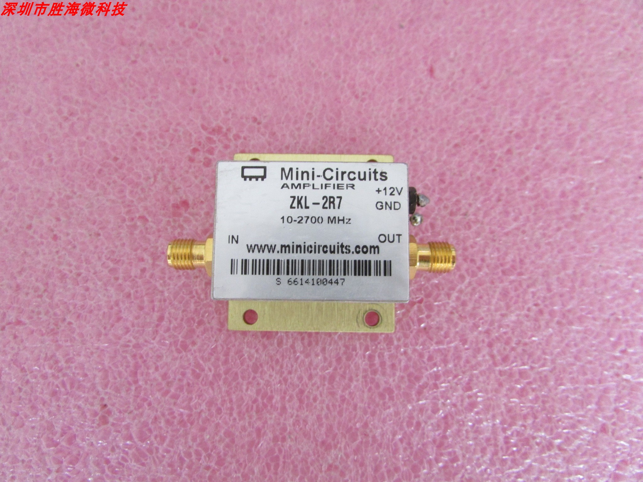 MINI ZKL-2R7 10-2700MHz 24dB SMA 13dBm 射频低功率放大器