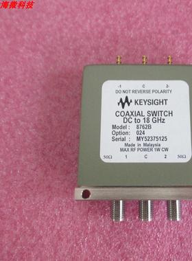 全新Agilent 8762B 24V 18GHz 1W SMA SPDT 带负载 射频同轴开关