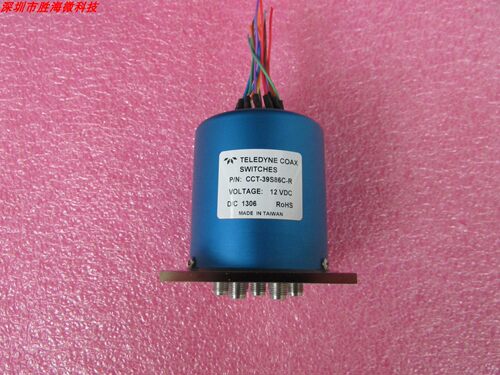 TELEDYNE CCT-39S86C-R SP6T 18GHz 200W SMA RF 微波同轴开关
