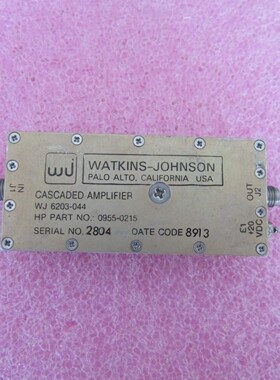 WJ 6203-044 10MHz-2GHz 10MHz-2000MHz 38dB 射频微波放大器