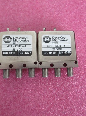 Dow-Key 401-2308-4 18GHz SMA 28V 300W 单刀双掷 射频同轴开关