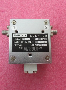 进口 11GRZO3 1300-1700MHz SMA母 射频微波50W同轴隔离器