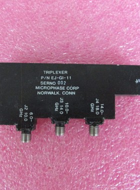 TRIPLEXER进口 6-10GHz/10-14GHz/14-18GHz SMA母 射频同轴多工器