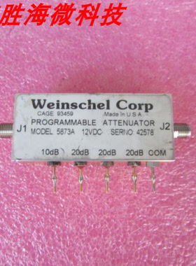 5873A Weinschel DC-4GHz 0-70dB SMA 射频 微波 程控步进衰减器