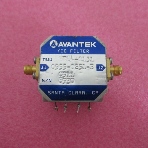 Avantek0.5-5GHzYIG带通滤波器